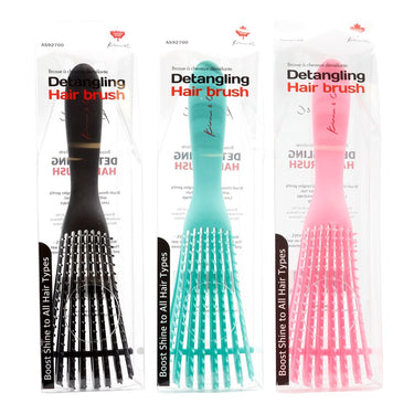 KIM & C 8 Row Vented Detangling Brush, Sareya Beauty Supply, Hair Brush